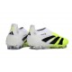 adidas Predator Elite 25 Senza Lacci FG Bianco Nero Limone Lucido