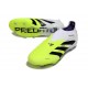 adidas Predator Elite 25 Senza Lacci FG Bianco Nero Limone Lucido