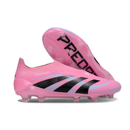 adidas Predator Elite 25 Senza Lacci FG Rosa Nero