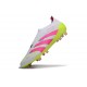 adidas Predator Elite 25 Senza Lacci FG Bianco Rosa Lucido Limone Lucido