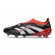 adidas Predator Elite 25 Senza Lacci FG X MOMENTS Nero Bianco Rosso Vivido