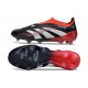 adidas Predator Elite 25 Senza Lacci FG X MOMENTS Nero Bianco Rosso Vivido
