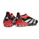 adidas Predator Elite 25 Senza Lacci FG X MOMENTS Nero Bianco Rosso Vivido