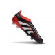 adidas Predator Elite 25 Senza Lacci FG X MOMENTS Nero Bianco Rosso Vivido