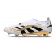 adidas Predator Elite 25 Senza Lacci FG Ftwr Bianco Nero Oro Met
