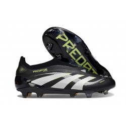 adidas Predator Elite 25 Senza Lacci FG Nero Bianco Giallo