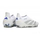 adidas Predator Elite 25 Senza Lacci FG Bianco Grigio Blu