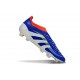 adidas Predator Elite 25 Senza Lacci FG Blu Lucido Ftwr Bianco Rosso Solare