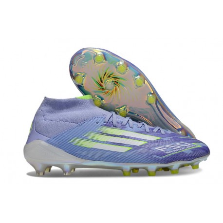 adidas F50 Elite Mid FG Nuovo Viola Tone Limone Lucido Viola Rush