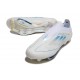 adidas F50+ Senza Lacci FG Bianco Perla Metallico