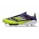 adidas F50+ Senza Lacci FG Viola Rush Ftwr Bianco Limone Lucido