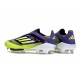 adidas F50+ Senza Lacci FG Viola Rush Ftwr Bianco Limone Lucido
