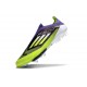 adidas F50+ Senza Lacci FG Viola Rush Ftwr Bianco Limone Lucido