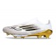 adidas F50+ Senza Lacci FG Bianco Nero Core Oro Met
