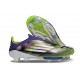 adidas F50+ Senza Lacci FG Viola Rush Ftwr Bianco Limone Lucido