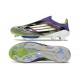 adidas F50+ Senza Lacci FG Viola Rush Ftwr Bianco Limone Lucido