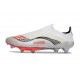 adidas F50+ Senza Lacci FG MESSI Ftwr Bianco Rosso Lucido Argento Metallico