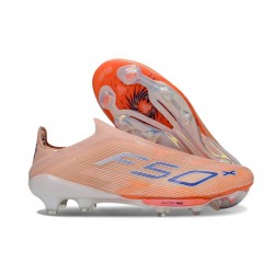 adidas F50+ Senza Lacci FG Arancione Blu
