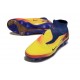 Scarpa Nike Phantom 6 Elite High Cut FG Giallo Blu Oro