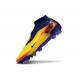 Scarpa Nike Phantom 6 Elite High Cut FG Giallo Blu Oro