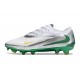 Scarpe da Calcio Nike Phantom 6 Elite Low FG Bianco Argento Verde