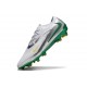 Scarpe da Calcio Nike Phantom 6 Elite Low FG Bianco Argento Verde