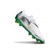 Scarpe da Calcio Nike Phantom 6 Elite Low FG Bianco Argento Verde