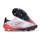 Scarpe adidas F50 Elite Laceless FG Bianco Nero Rosso