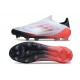 Scarpe adidas F50 Elite Laceless FG Bianco Nero Rosso