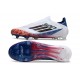 Scarpe adidas F50 Elite Laceless FG Blanc Noir Rouge Vif
