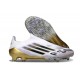 Scarpe adidas F50 Elite Laceless FG Bianco Nero Core Oro Met