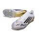Scarpe adidas F50 Elite Laceless FG Bianco Nero Core Oro Met