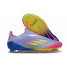 Scarpe adidas F50 Elite Laceless FG Blu Fusion Limone Lucido Rosa Lucido