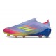 Scarpe adidas F50 Elite Laceless FG Blu Fusion Limone Lucido Rosa Lucido