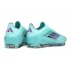 Scarpe adidas F50 Elite Laceless FG Blu Nero