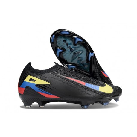Scarpe da Calcio Nike Mercurial Vapor XVI Elite FG Nero Giallo Blu Rosso