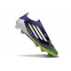 Scarpe adidas F50 Elite Laceless FG Viola Rush Ftwr Bianco Limone Lucido