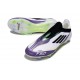 Scarpe adidas F50 Elite Laceless FG X Messi Ftwr Bianco Nero Core Unity Viola