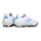 Scarpe adidas F50 Elite Laceless FG Bianco Perla Metallico