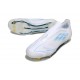 Scarpe adidas F50 Elite Laceless FG Bianco Perla Metallico