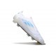 Scarpe adidas F50 Elite Laceless FG Bianco Perla Metallico