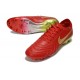 Scarpe Nike Tiempo Legend X Elite FG Rosso Oro