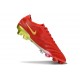 Scarpe Nike Tiempo Legend X Elite FG Rosso Oro