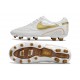 Scarpe Nike Tiempo Legend X Elite R10 FG Bianco Oro