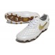 Scarpe Nike Tiempo Legend X Elite R10 FG Bianco Oro