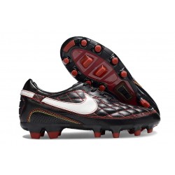 Scarpe Nike Tiempo Legend X Elite R10 FG Nero Bianco Rosso