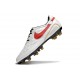 Scarpe Nike Tiempo Legend X Elite R10 FG Bianco Rosso