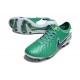 Scarpe Nike Tiempo Legend X Elite FG Verde Stadium Bianco Ossidiana Scuro