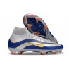 Scarpe Nike Mercurial Superfly 10 Elite FG Argento Blu Giallo