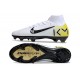 Scarpe Nike Mercurial Superfly 10 Elite FG Bianco Nero Giallo